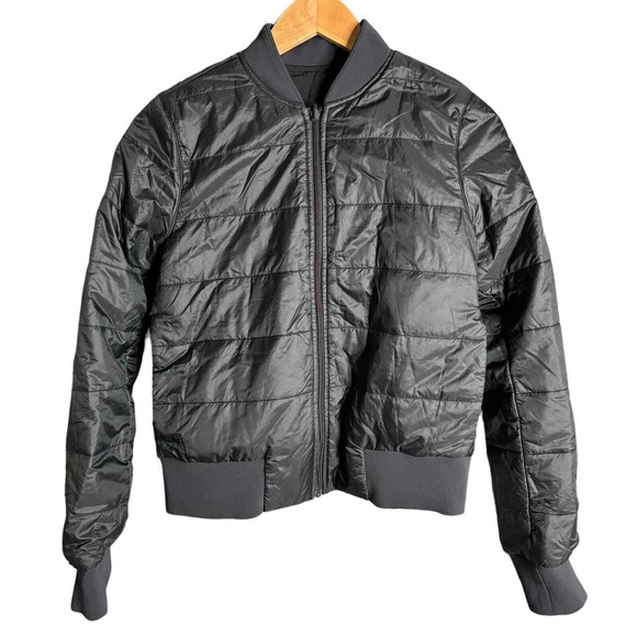 NWOT Lululemon Reversible Non Stop Bomber Jacket Black size 6 - Picture 6 of 11